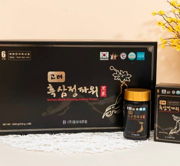 Cao Hắc Sâm Hoàng Gia Cao Cấp Hàn Quốc Dongbo 250g x 4 Lọ Chính Hãng
